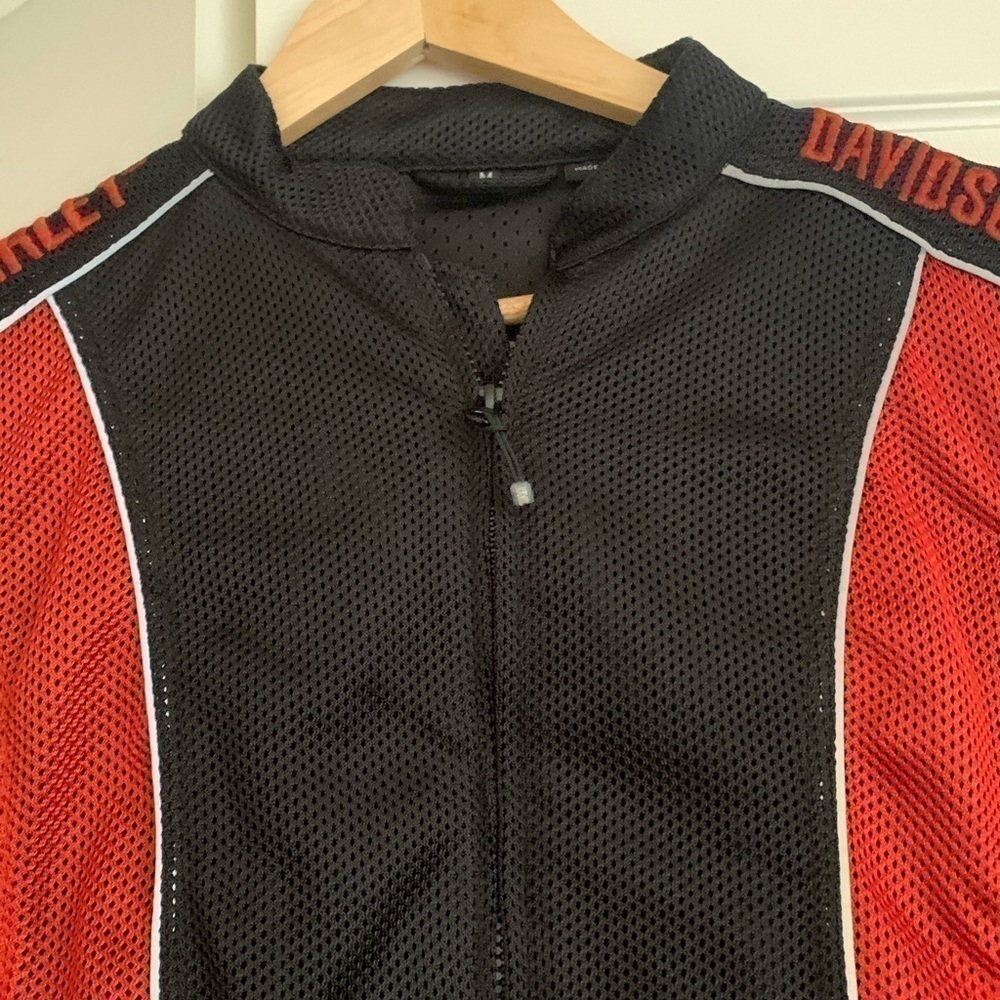 BHarley-Davidson RACING Black & Red Mesh Riding Jacket Sport - Picture 6 of 9